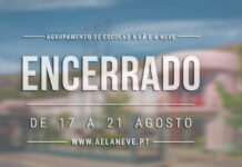 Encerrado de 17 a 21 de agosto